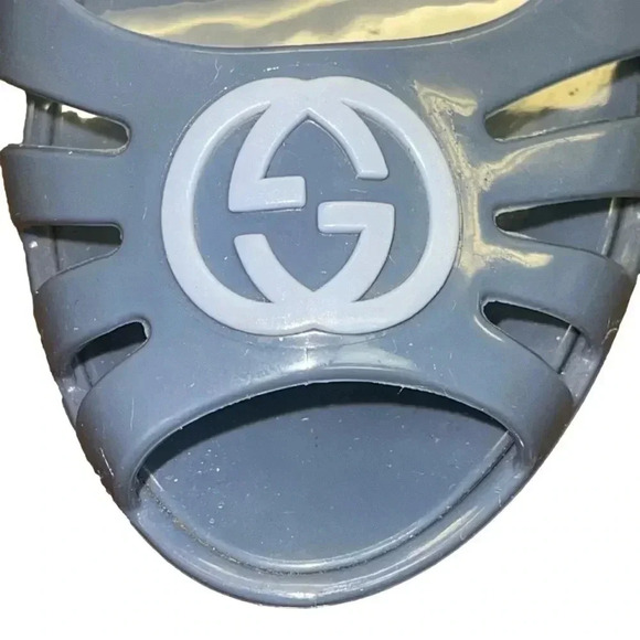 GUCCI Marola Jelly Peep toe Wedges - Picture 3 of 5